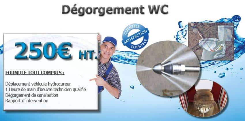 Débouchage - Dégorgement WC Toilettes