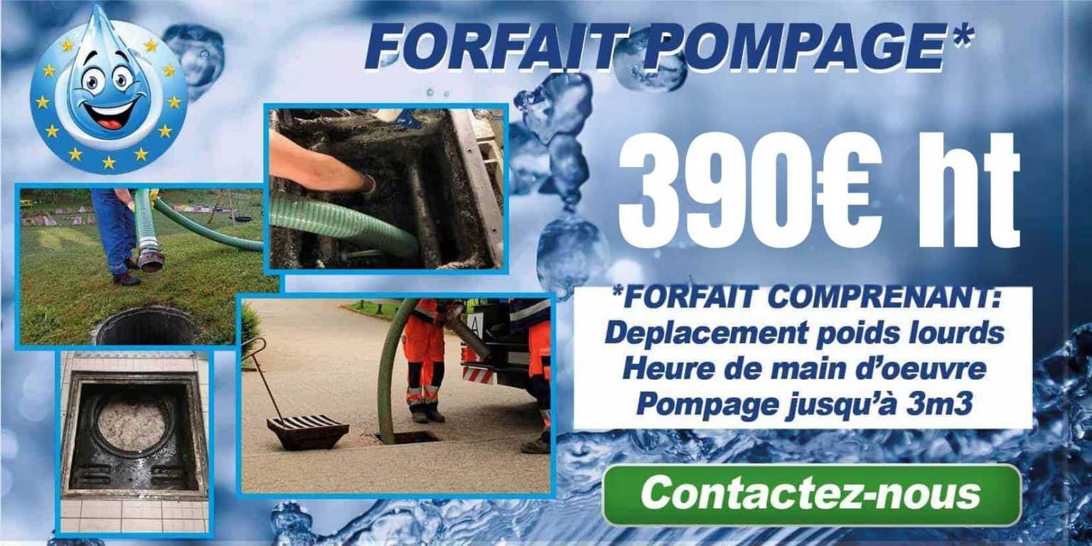 pompage fosse vidange bac à graisse